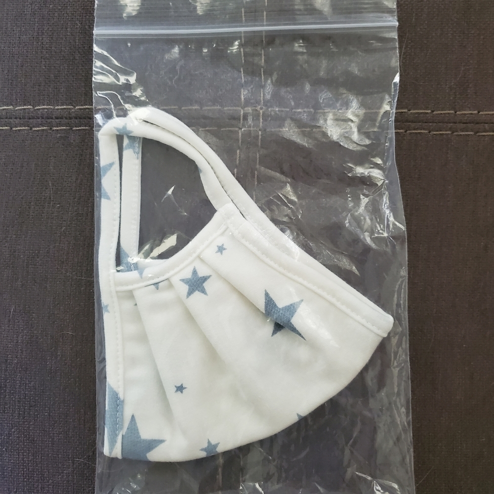 NEW White Denim Star Double Layered Face M… - Picture 5 of 5